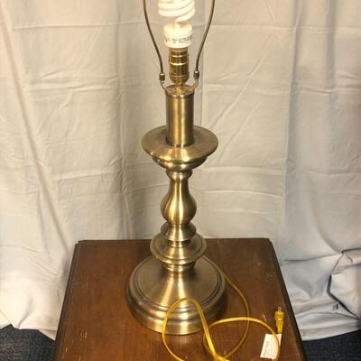 Lot 14 - Brass Table Lamp LOCAL PICK UP ONLY