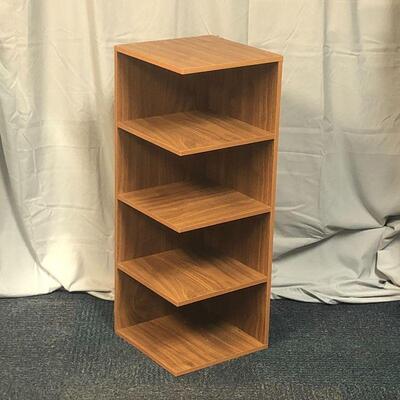Lot 15 - Composite Wood Corner Shelf LOCAL PICK UP ONLY