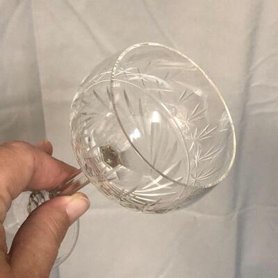 Lot 17 - Cut Glass Wine Stems