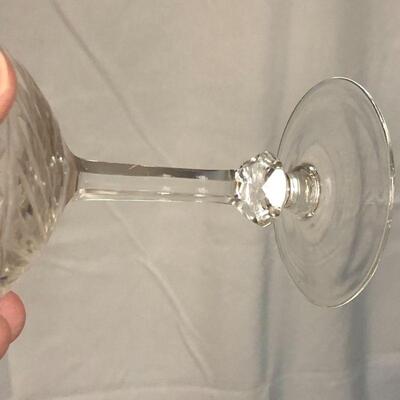 Lot 17 - Cut Glass Wine Stems