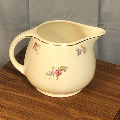 Lot 22 - Priscilla 56 oz Floral Jug