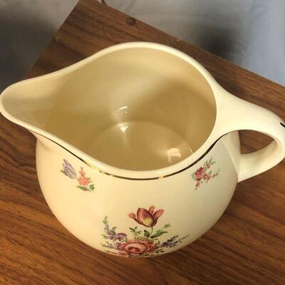 Lot 22 - Priscilla 56 oz Floral Jug