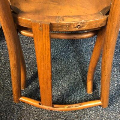 Lot 60 - 2 Solid Wood Side Chairs LOCAL PICKUP ONLY