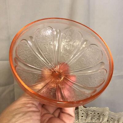 Lot 69 - Cherry Blossom Pink Covered Butter Dish