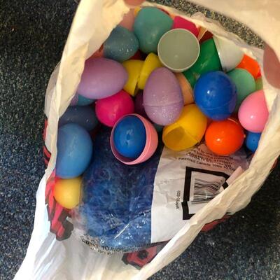 Lot 71 - Plastic Easter Eggs and Easter Grass