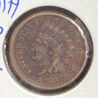 Lot 90 - 1863 Indian Head Penny
