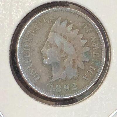 Lot 92 - 1892 Indian Head Penny
