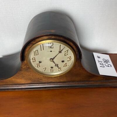 C598 Antique New Haven Mantel Clock 