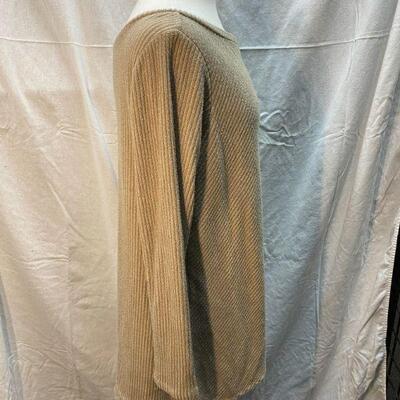 Beige Soft Sweater Tunic by Lisa Rinna Collection Size XL YD#020-1220-02031