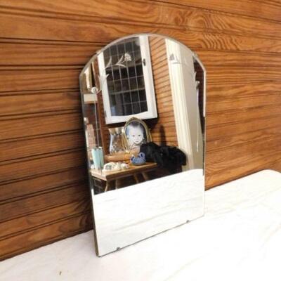 Arch Top Vintage Mirror with Etch Design 18