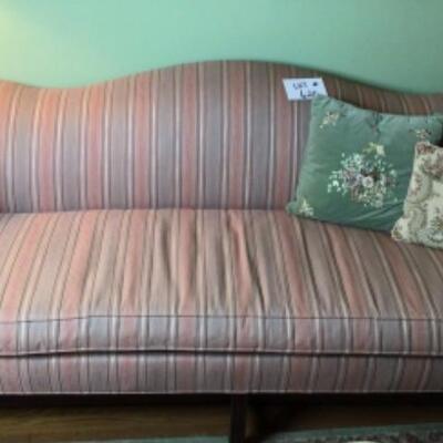 C620 Hickory Chair Co. Camelback Sofa 