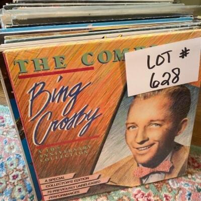 C628 Lot of Vintage 40 Record Album 