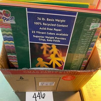 Lot 446 - craft paper lot