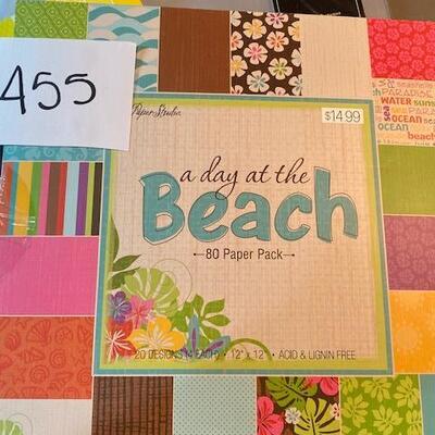 Lot 455 - scrapbook paper lot