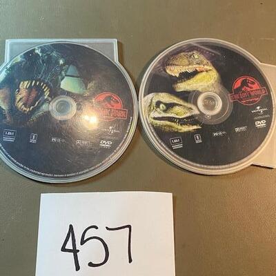 Lot 457- Jurassic Park DVDs