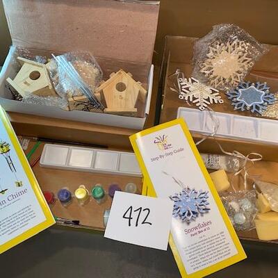 Lot 472- craft kits