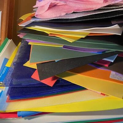 Lot 478 - craft foam and felt