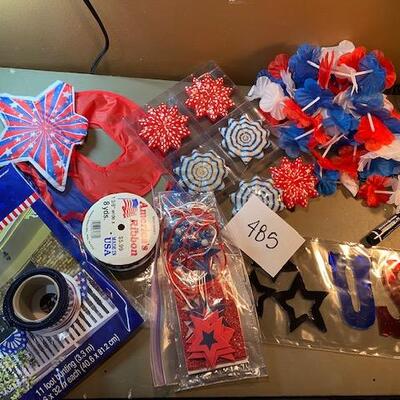 Lot 485 - 4th of July decs