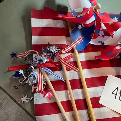 Lot 488 - Flags and Pinwheels 