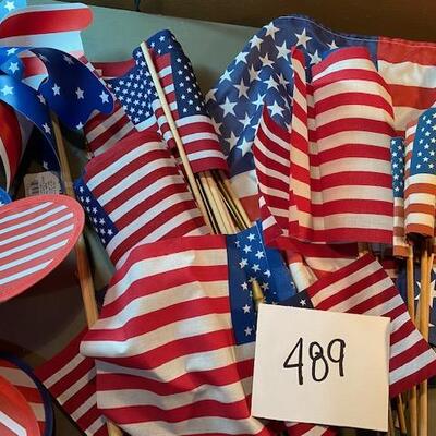 Lot 489 - Flags and Pinwheels