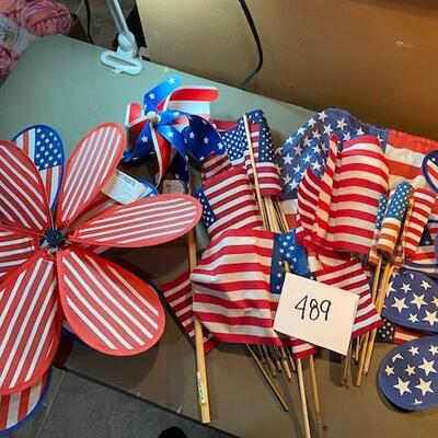 Lot 489 - Flags and Pinwheels