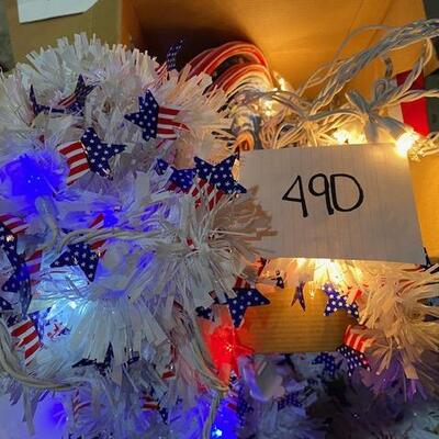 Lot 490 - 4th of july decs