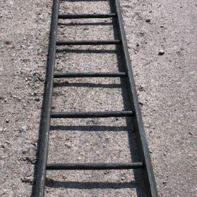 Antique / Primitive ladder from a Rockport Mass barn 16 feet tall