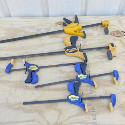 Set of Five Quick Grip Clamps 32