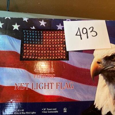 Lot 493 - American Flag light up