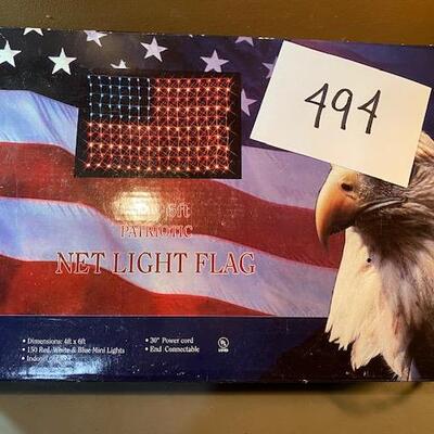 Lot 494 - American Flag Light up