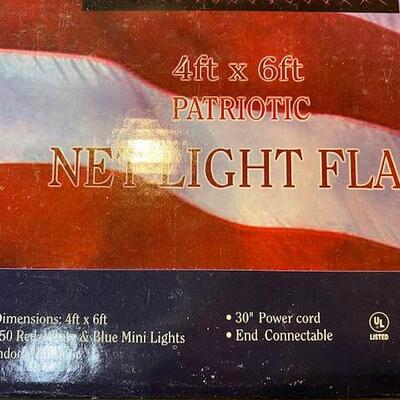 Lot 494 - American Flag Light up