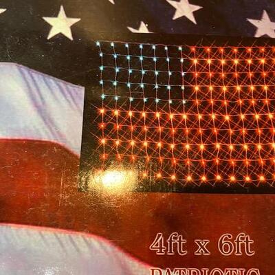 Lot 494 - American Flag Light up