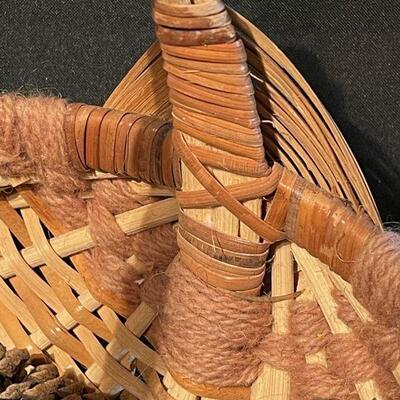 Marilyn Bushyhead Kindsvatter Cherokee Melon Basket Late 20th C.