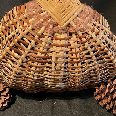 Marilyn Bushyhead Kindsvatter Cherokee Melon Basket Late 20th C.