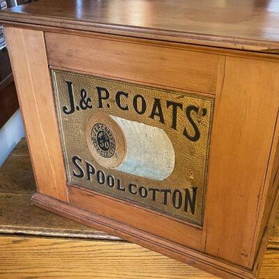 1890's Classic American Merchandising Spool Cabinet