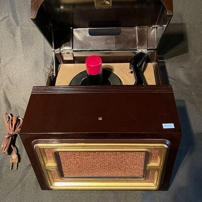 1952 Vintage RCA 45 record player 45 ey4 model Working!