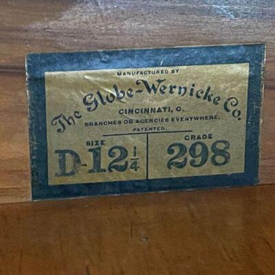 Antique Globe Wernike Four-Stack Barrister Bookcase