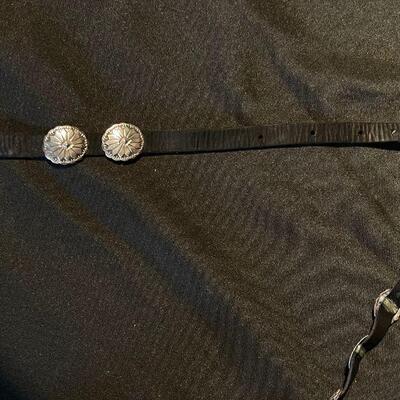 Silver Native American Concho Belt Hand-Crafted 