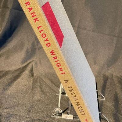 Frank Lloyd Wright "A Testament" First Edition Book