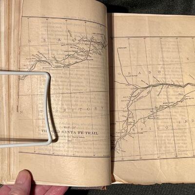 "The Old Santa Fe Trail" Colonel Henry Inman First Edition Single Binding 