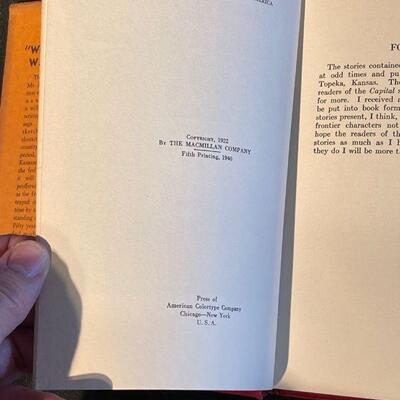 "When Kansas Was Young"  T.A. McNiel First Edition 1922