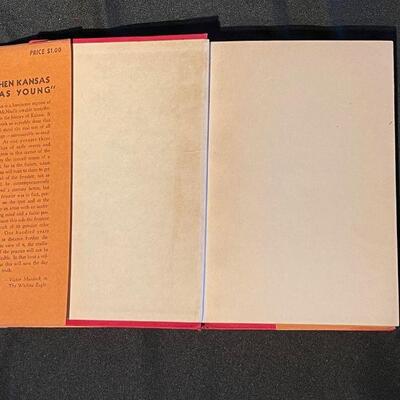 "When Kansas Was Young"  T.A. McNiel First Edition 1922