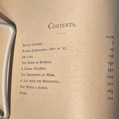 "Kansas Miscellanies" Noble L. Prentis Second Edition 1889
