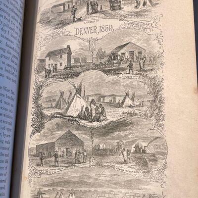 â€œBeyond the Mississippiâ€ Albert D. Richardson First Edition 1867