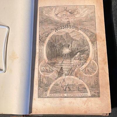 â€œBeyond the Mississippiâ€ Albert D. Richardson First Edition 1867