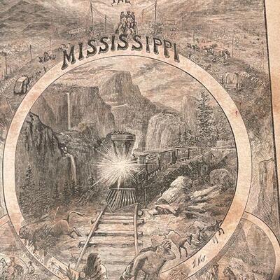 â€œBeyond the Mississippiâ€ Albert D. Richardson First Edition 1867