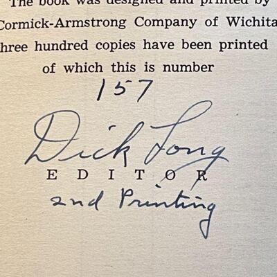 "Wichita 1866-1883" Dick Long Ltd. Ed. Signed 1943