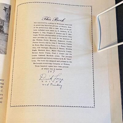"Wichita 1866-1883" Dick Long Ltd. Ed. Signed 1943