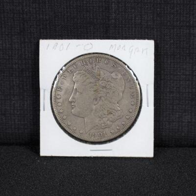 LOT#5J: 1901 O Morgan Dollar
