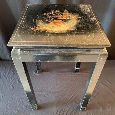 LOT#76LR: Chinoiserie Occasional Table
